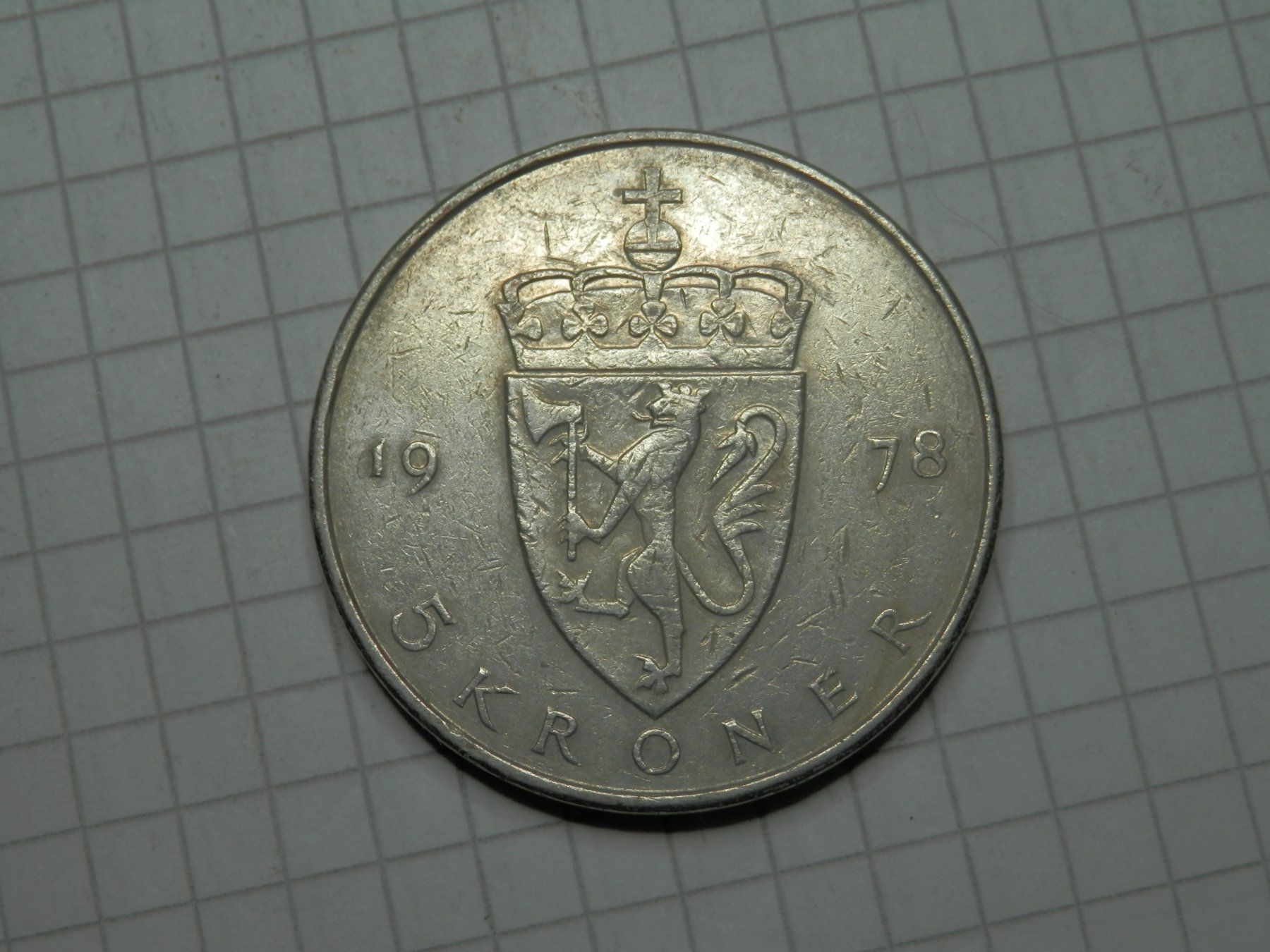 Tutti le monete: Norwegen  5 Kronen, 1978 – Usato da Weiach venduto da weiach81