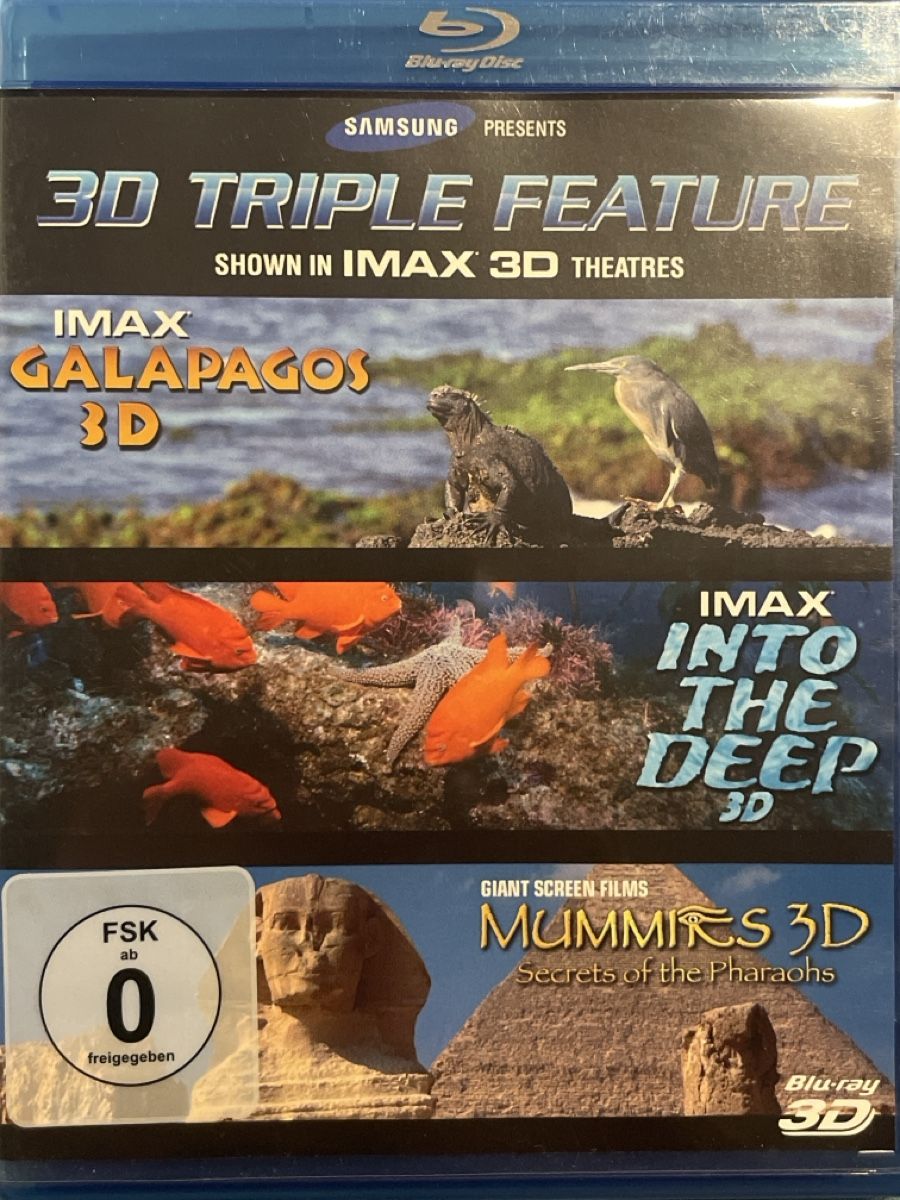 Tutti i DVDs: 3D Triple Feature IMAX – Usato da Waldenburg venduto da Gonzo8