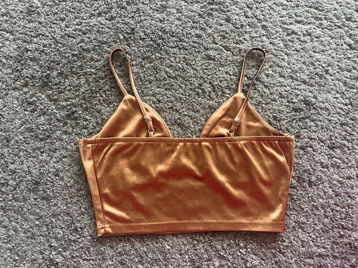 Tops: 🤎 Satin Bustier Top, Grösse M,Bronze🤎 – Neu (gemäss Beschreibung) aus Effretikon von Briga.S. 2