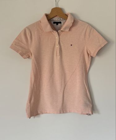 TOMMY HILFIGER Polo Damen Gr. M Apricot Peach 