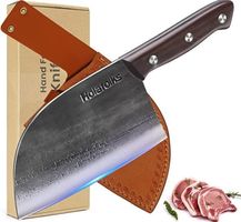 Hackmesser Mit Lederjacke Japanisches Messer Küchenmesser