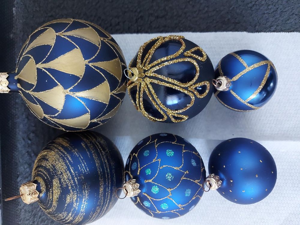 Christbaumkugeln blau Kaufen auf Ricardo