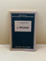 Jankélévitch L’Ironie 1936 Philosophie Alcan