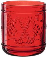 Rosso Tischlicht Rot Glas