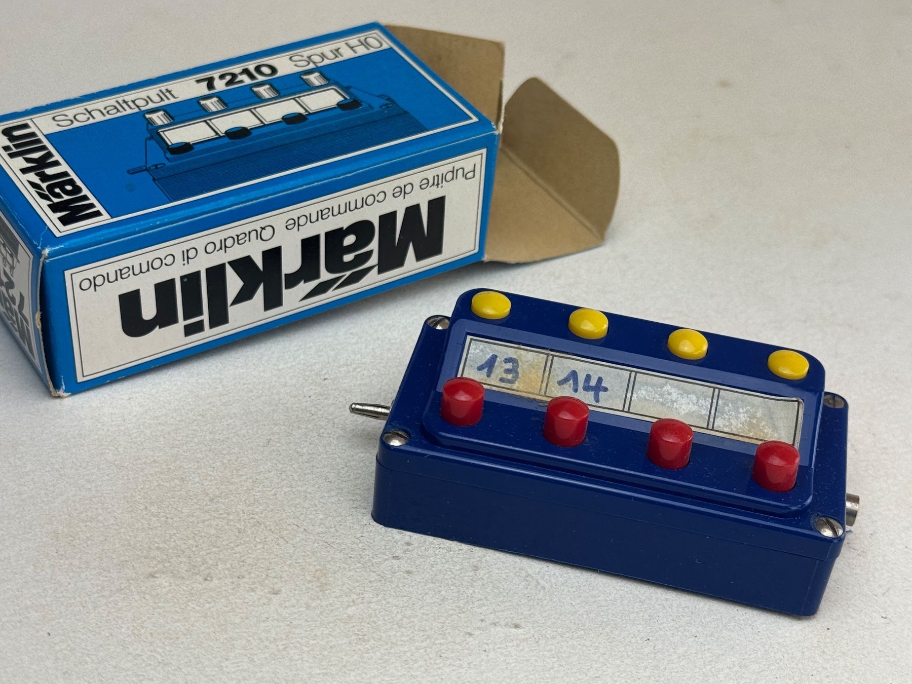Märklin Modellini di ferrovie: RA- Märklin Schaltpult – Usato da Elm venduto da Wikmtz