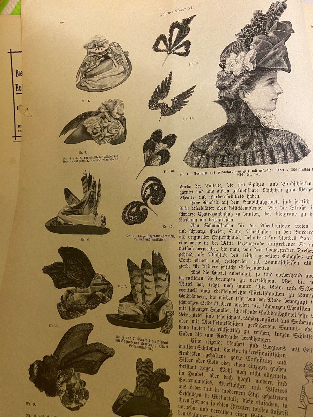 Zeitschriften & Magazine: wiener mode zeitschrift antik 1898 – Gebraucht aus Gipf-Oberfrick von Iberico 9