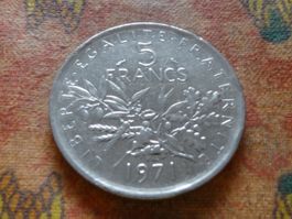 FRANCE  5 Francs  1971