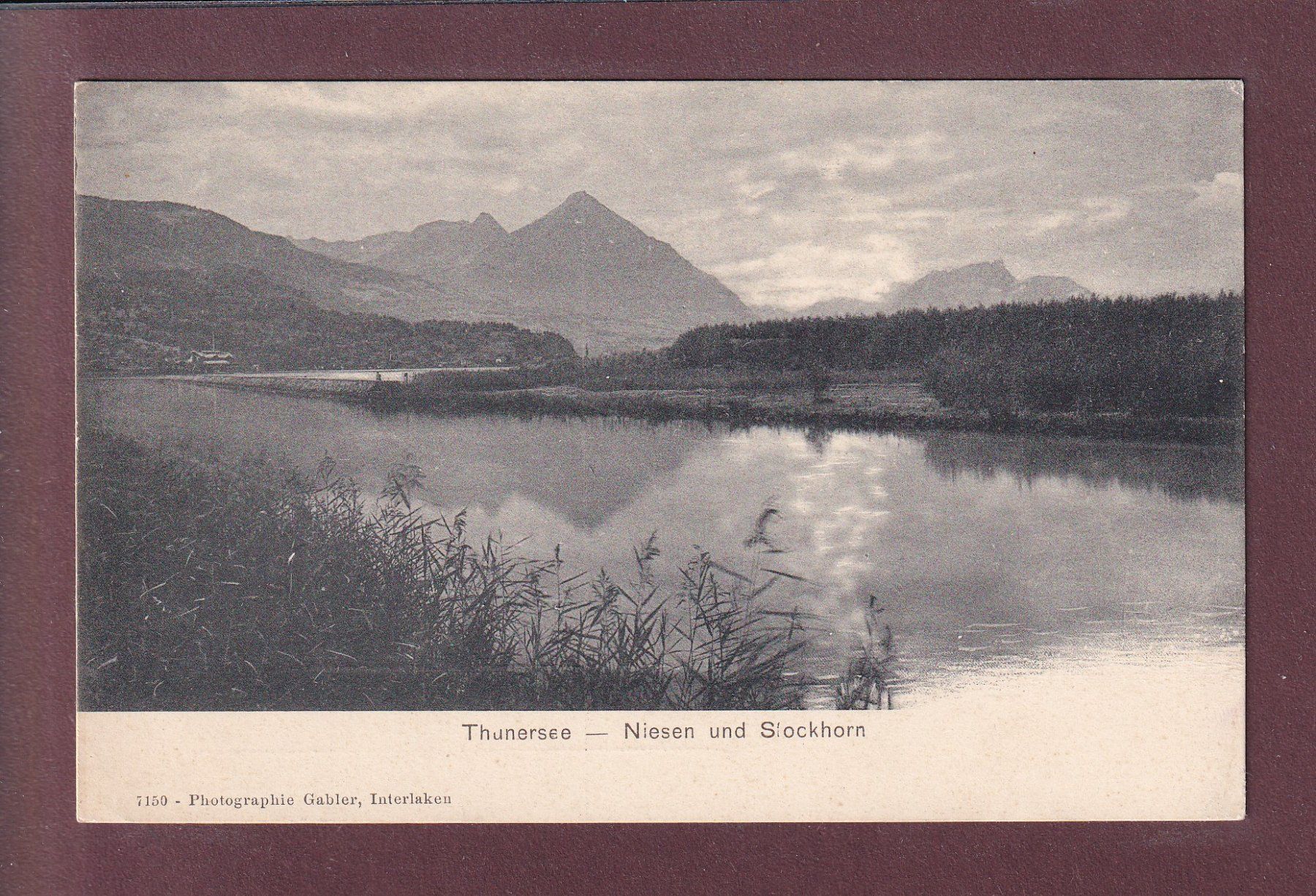 Cartoline postali: THUNERSEE - Niesen - Stockhorn – Usato da Pully venduto da nicecards