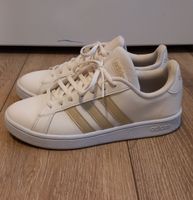Adidas Schuhe 40, weiss-gold
