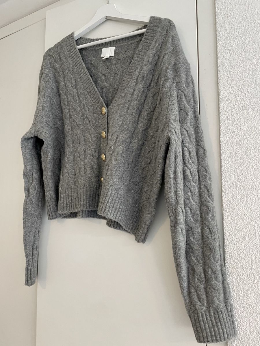 H&M Pulls & Sweat-shirts: Grey cardigan L – Neuf (Voir description) à Roche VD par closetcleanse 1