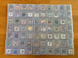 70 x Nintendo Game Boy Spiele