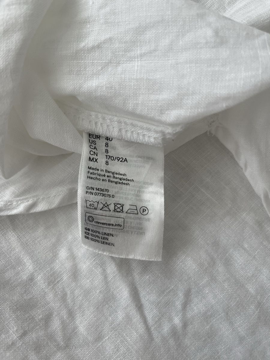 H&M Camicette: H&M Leinenshirt, Gr. 40 – Usato da Interlaken venduto da fbnscl 3