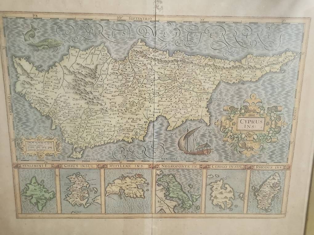Cartine & Atlanti: antique zypern landkarte – Usato da Dübendorf venduto da Babyl2945 3