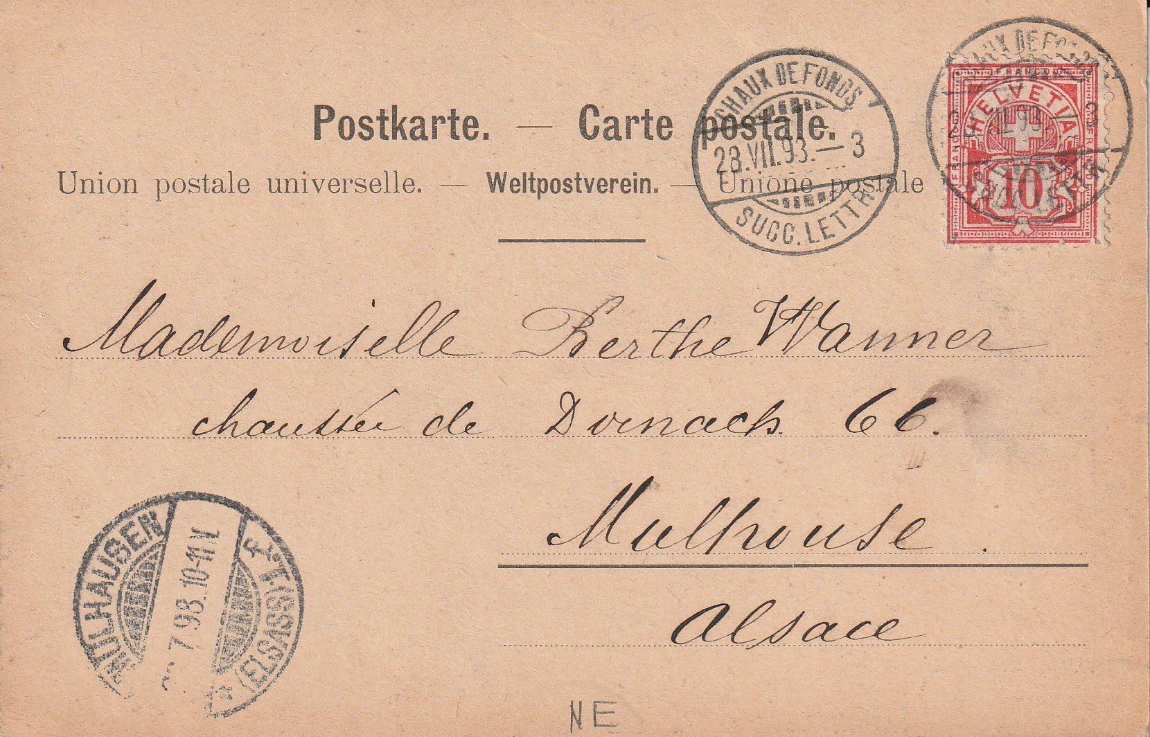 Cartoline postali: Tir Fédéral Neuchâtel 1898 – Usato da Crémines venduto da clifden92 1
