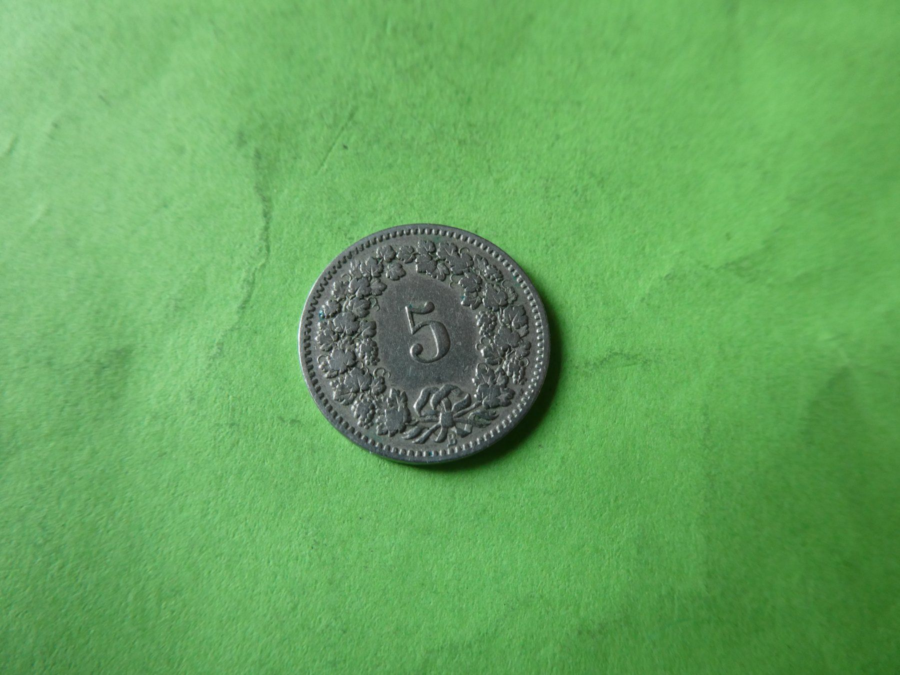 Tutti le monete: Schweiz 1893, 5 Rappen – Usato da Hinterforst venduto da Rohusri 1