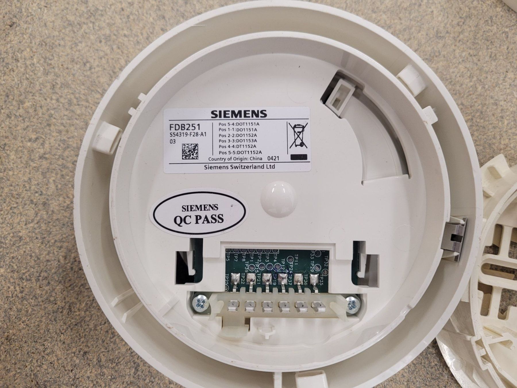 Siemens Alarmanlagen: Siemens Rauchmelder mit Sockel – Gebraucht aus Vitznau von Vitznau84 4