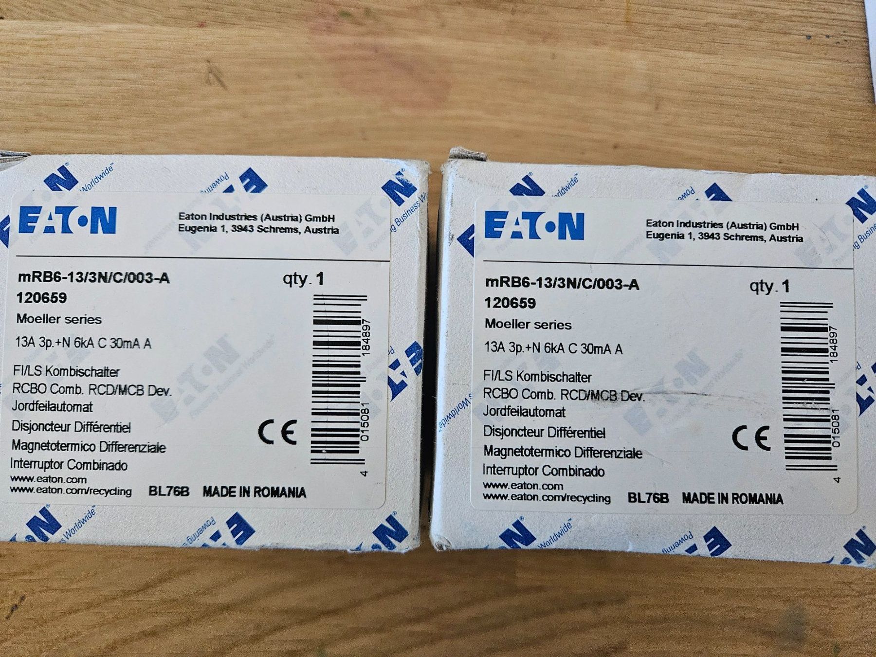 Eaton Componenti elettronici: EATON FI/LS 4P  13A/30mA – Nuovo e nell'imballaggio originale da Adlikon venduto da Baroni2008