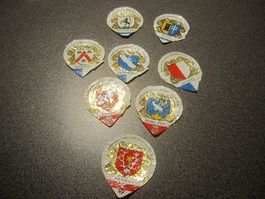 Kaffeerahmdeckeli Serie Wappen goldig