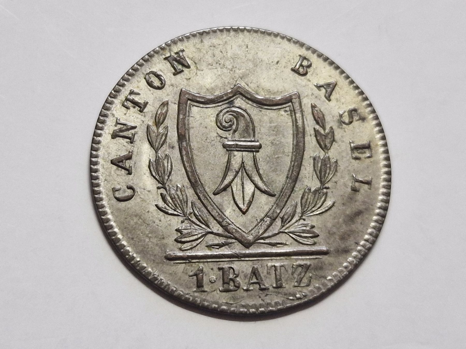 Alle Münzen: Kanton Basel 1-Batz 1826 Vorzuglich. – Gebraucht aus Zürich von Moreira01