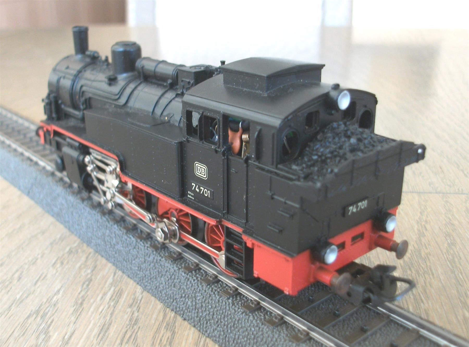 Märklin Modellini di ferrovie: Tender-Dampflokomotive BR 74, delta/digital – Nuovo (secondo la descrizione) da St. Moritz venduto da Manu7500 1
