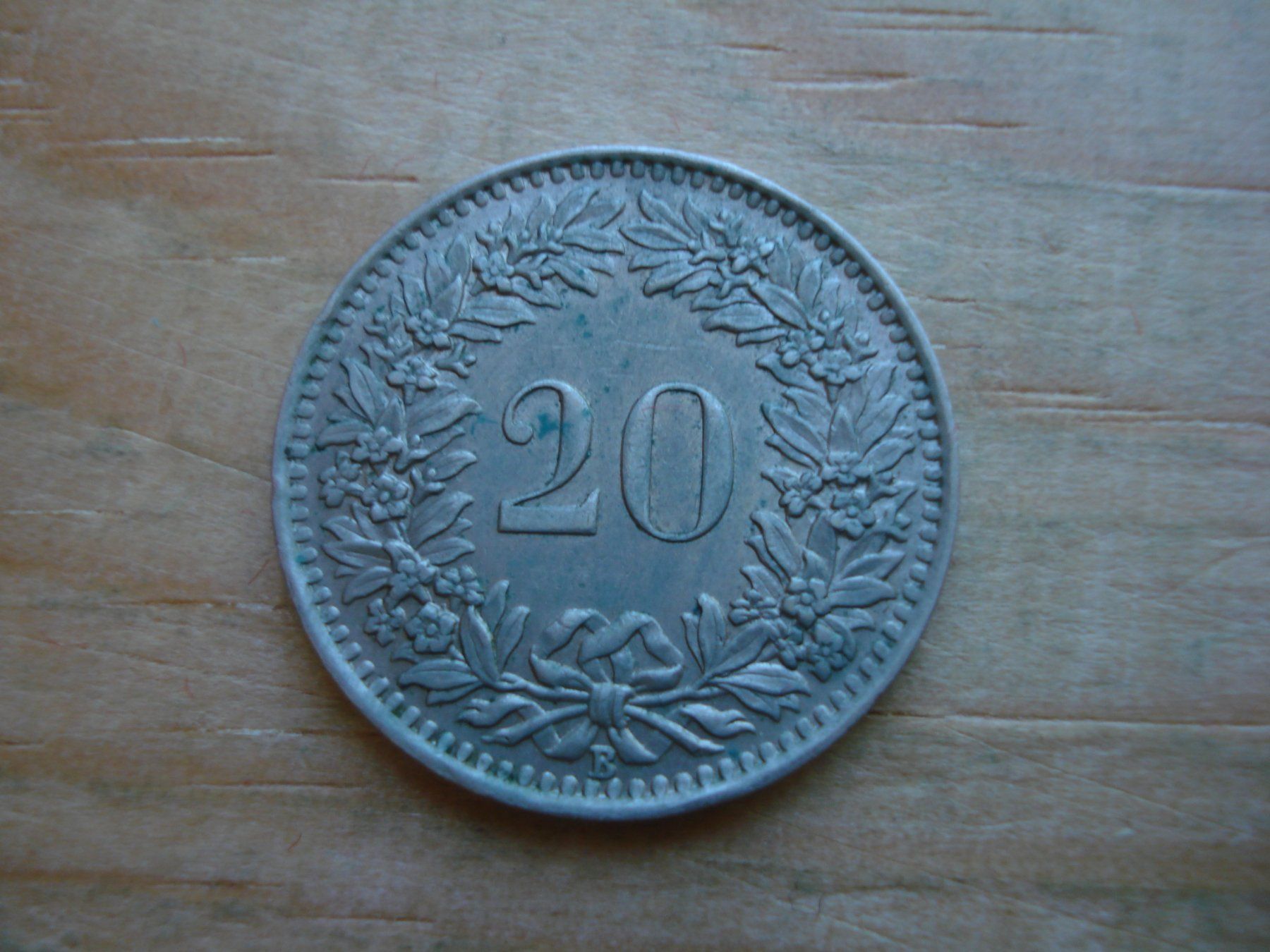 Alle Münzen: (S1) 20 Rappen 1943 – Gebraucht aus Erlach von Net-Coins 1