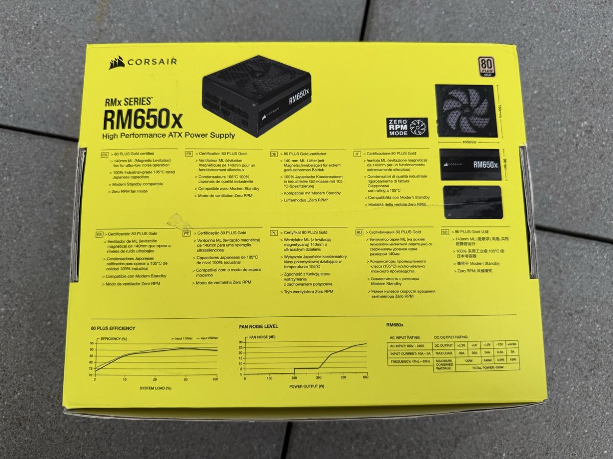 Corsair Custodie: Corsair RM650x PSU/Netzteil – Usato da Zürich venduto da aralex1 1