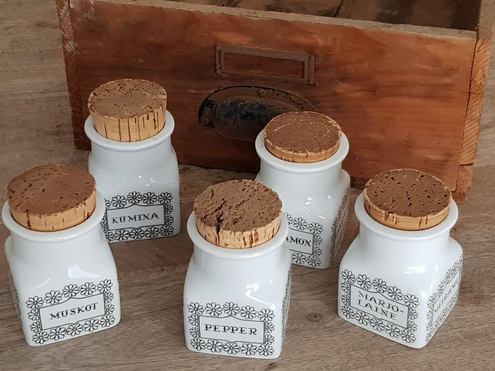 Gewürzschale Aus Massivholz Mit Deckel & Löffel – Rundes Salz- & Pfefferfass Für Die Küche