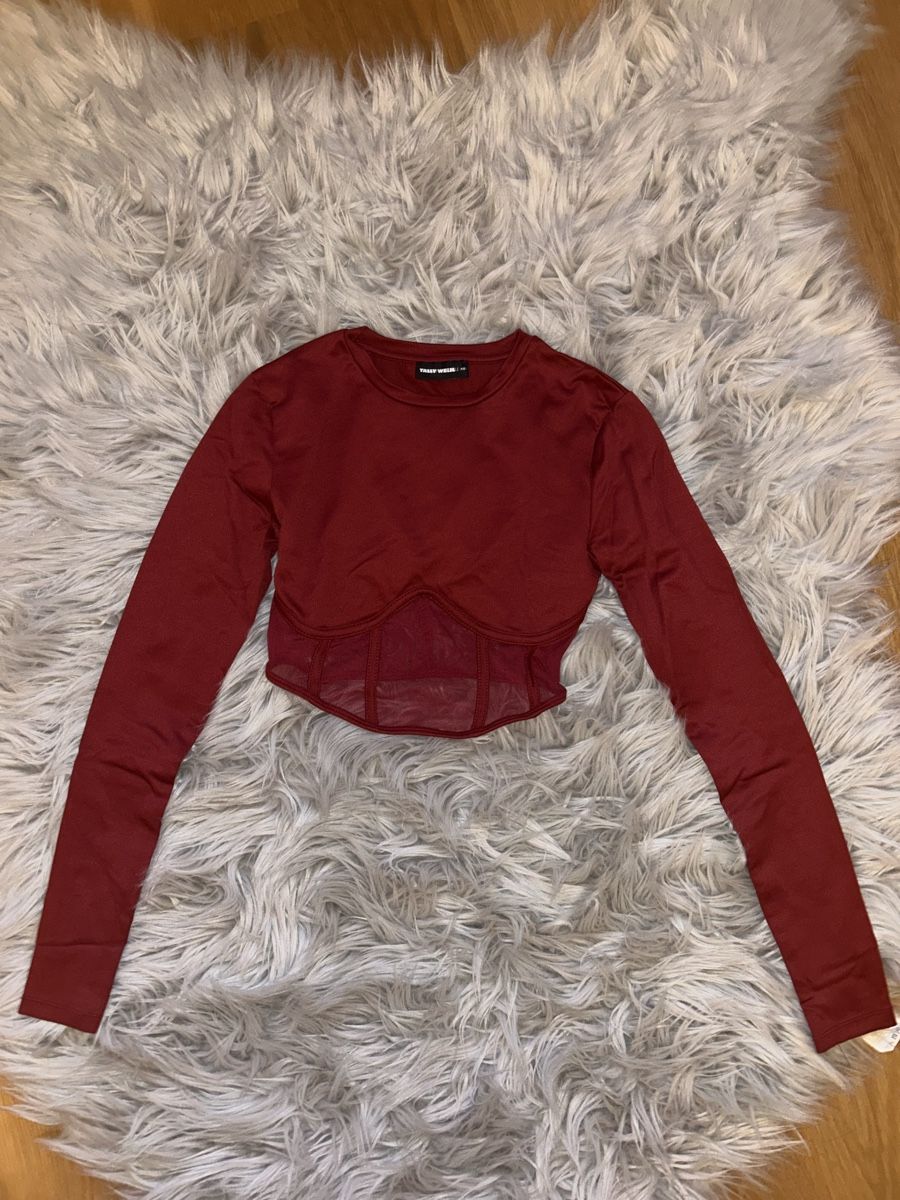 Tally Weijl Top: Top bordeaux - Taglia XS – Usato da Vicosoprano venduto da kik_hb7f