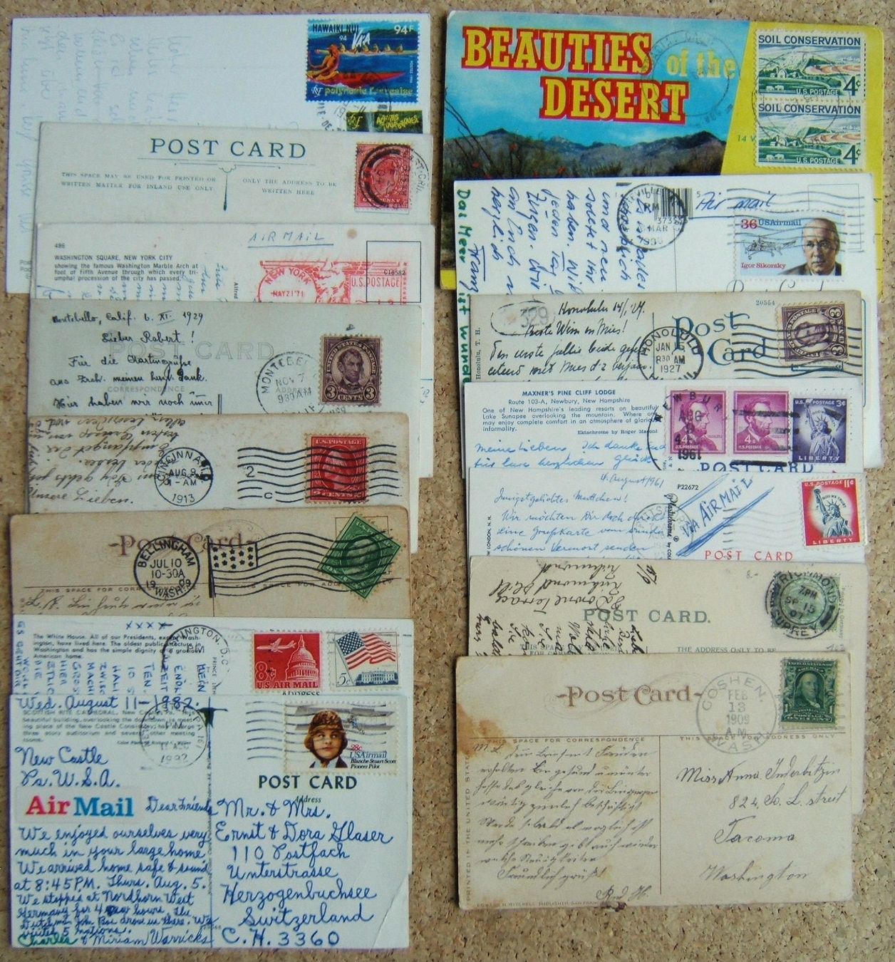 Cartes postales: USA LOT AK AB 1904 – D'occasion à Brunnen par Nonne04