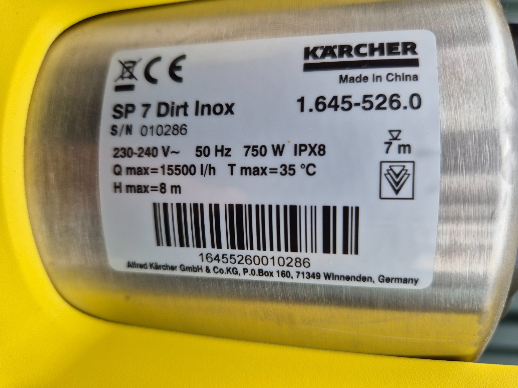 Kärcher Pompe & Parti di ricambio: Kärcher Wasserpumpe – Nuovo e nell'imballaggio originale da Stein AR venduto da Bienli4 5