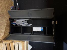 Mehrzweckschrank Kunststoffschrank Pro hoch 68 x 39 x 173 cm