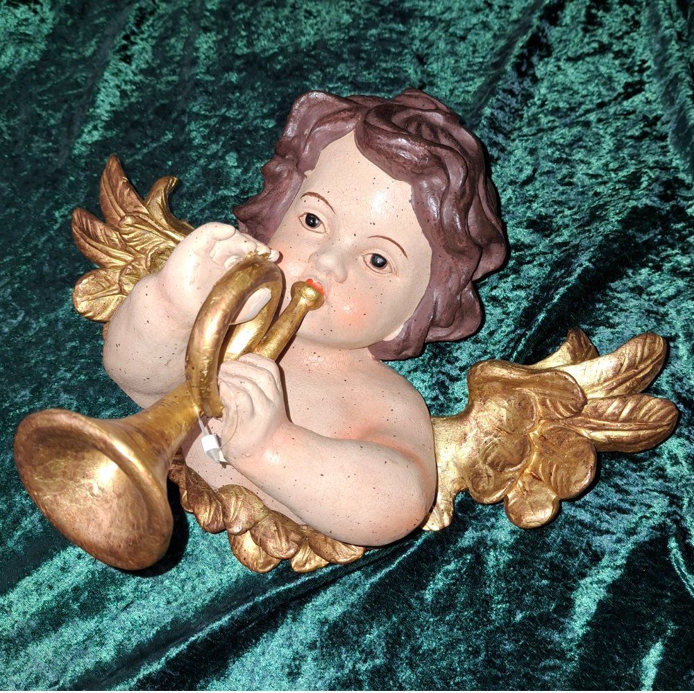 Figurines: Putte / Engel / Wandrelief, mit Trompete – Neuf (Voir description) à Weggis par Mylemontree 1
