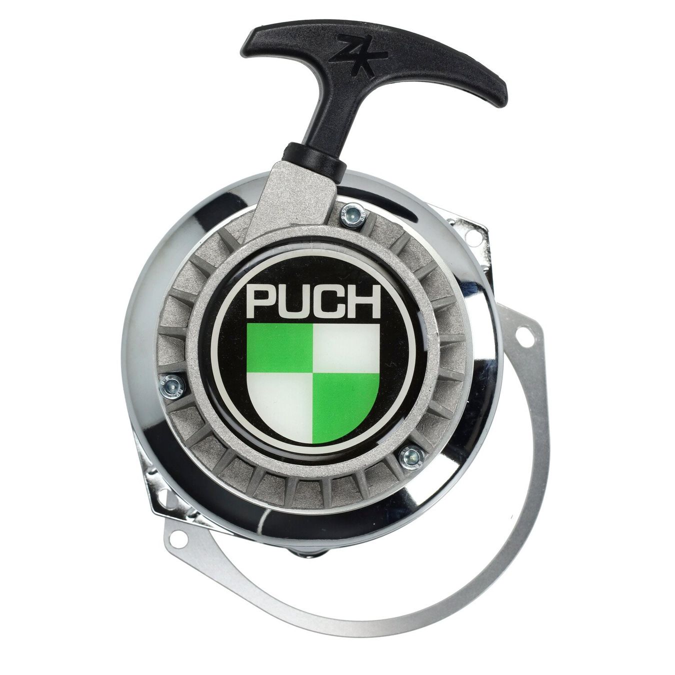 Puch Ciclomotori: FastArrow Seilzugstarter Puch E50 Bosch/HPI/MVT Chrom – Nuovo e nell'imballaggio originale da Hallau venduto da mofaplus 1
