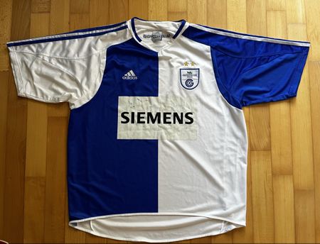 Maillot Vintage GCZ GRASSHOPPER CLUB ZÜRICH 2004-2005