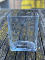 Glas Dekoration Vase Rechteckig ca. 14 x 10 x 18 cm