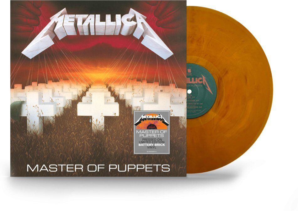 Metallica–Master Of Puppets - Remastered, Red Battery Brick (Neu und ...