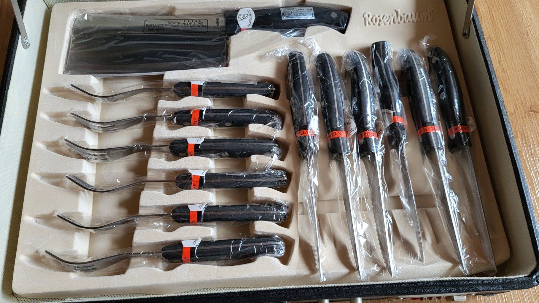 Solingen Set di posate: Rosenbaum Solingen Besteck- und Messerset, neu – Nuovo e nell'imballaggio originale da Maienfeld venduto da Alpamayo01 1