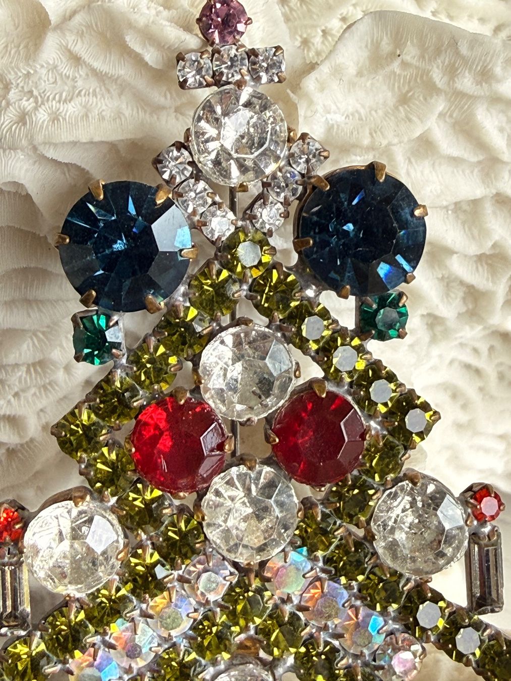 Gablonzer Broschen & Nadeln: Vintage ORG. GABLONZ- Christbaum Brosche - ca 1930 – Gebraucht aus La Conversion von angel-gini 2