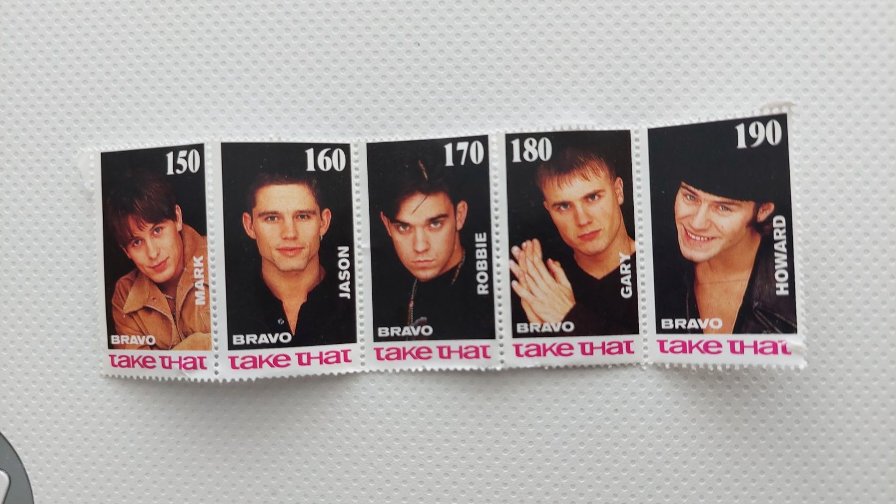 Alle Briefmarken: BRAVO Briefmarken 'take that' – Neu (gemäss Beschreibung) aus Arnegg von thurboMax