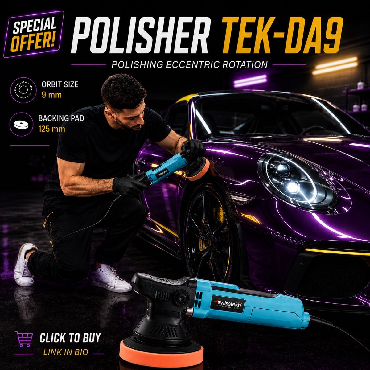 Tutte le macchine: Aktion!! POLISHER Detailing e Car Care – Nuovo e nell'imballaggio originale da Cadempino venduto da Tek.Pro.AG
