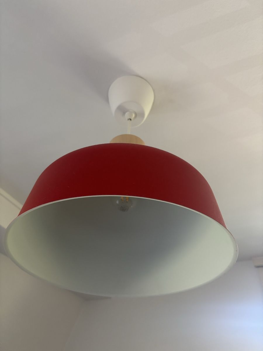 Ikea Lampenschirme: Ikea Lampe rot „BUNKEFLO“ – Neu (gemäss Beschreibung) aus Frauenfeld von ira_f2kp 1