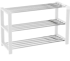 Weisses Schuhregal 80x34x50, guter Zustand