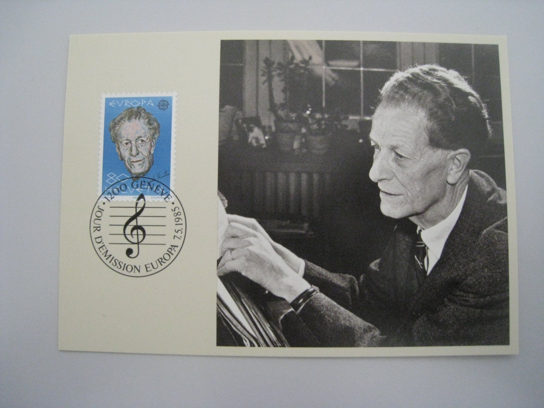 Tutti i francobolli: Frank Martin 1890-1974    top – Usato da Aarwangen venduto da Pinsel7890
