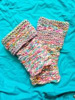 FUSSSTULPEN STULPEN FUSS ARM UNIKAT M L HANDMADE TOP ZU HOSE