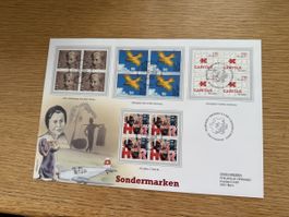 4er Block Satz Sondermarken 13.3.2001