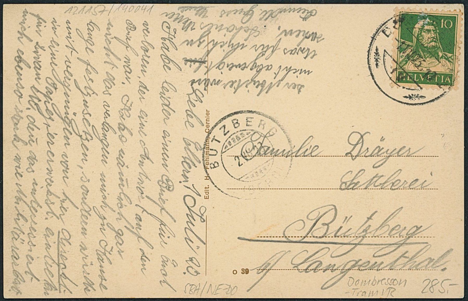 Cartes postales: NE Dombresson - Tram VR – D'occasion à Schindellegi par masutka7 1
