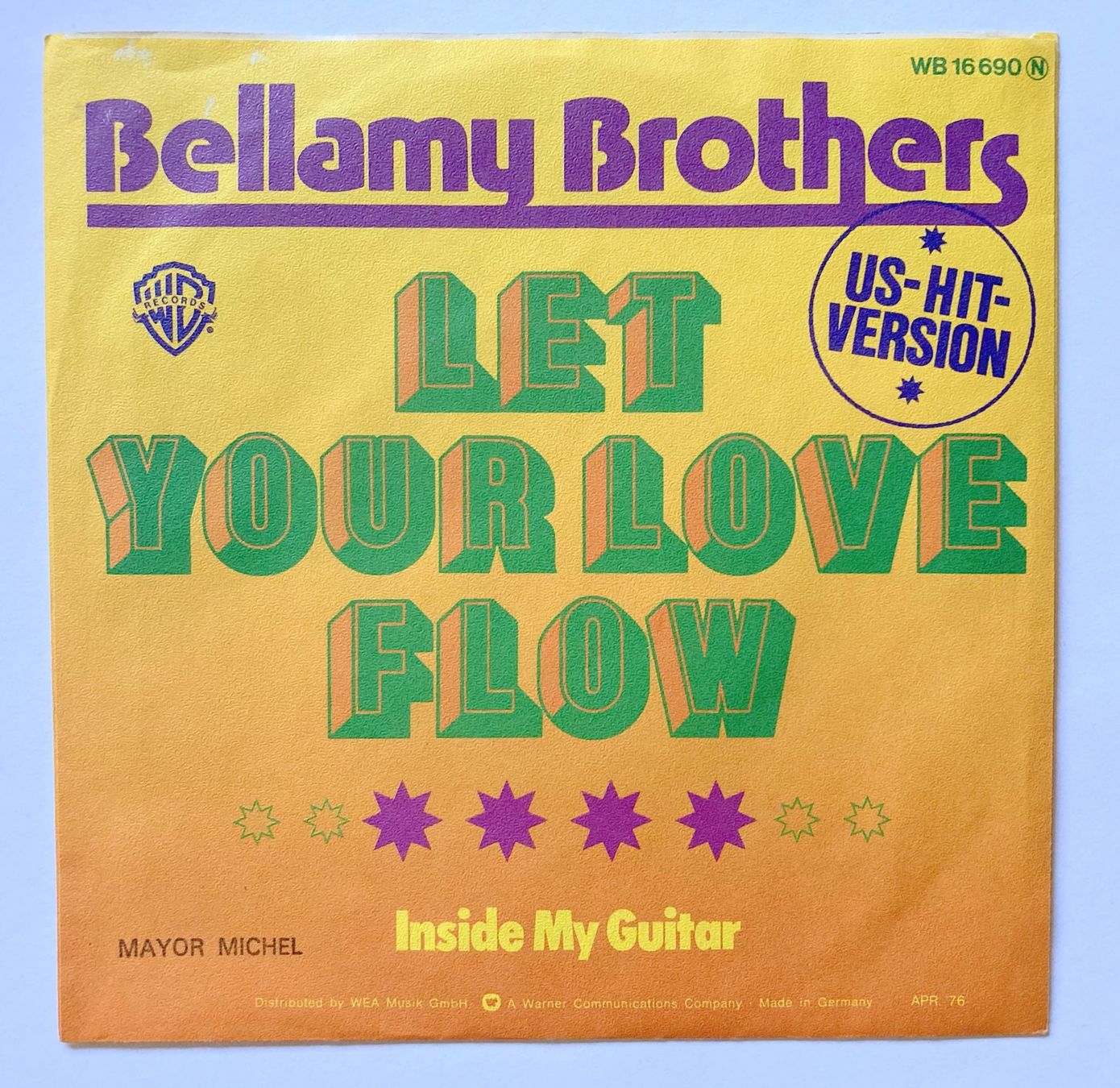 Dischi in vinile: BELLAMY BROTHERS - LET YOUR LOVE FLOW – Usato da Bottens venduto da hotter-than-hell 1