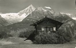 Zeneggen  VS ob Visp -   UNTERHELLELEN     um 1945