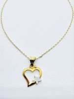 750/18 Karat Gold Kette mit Anhänger NEU