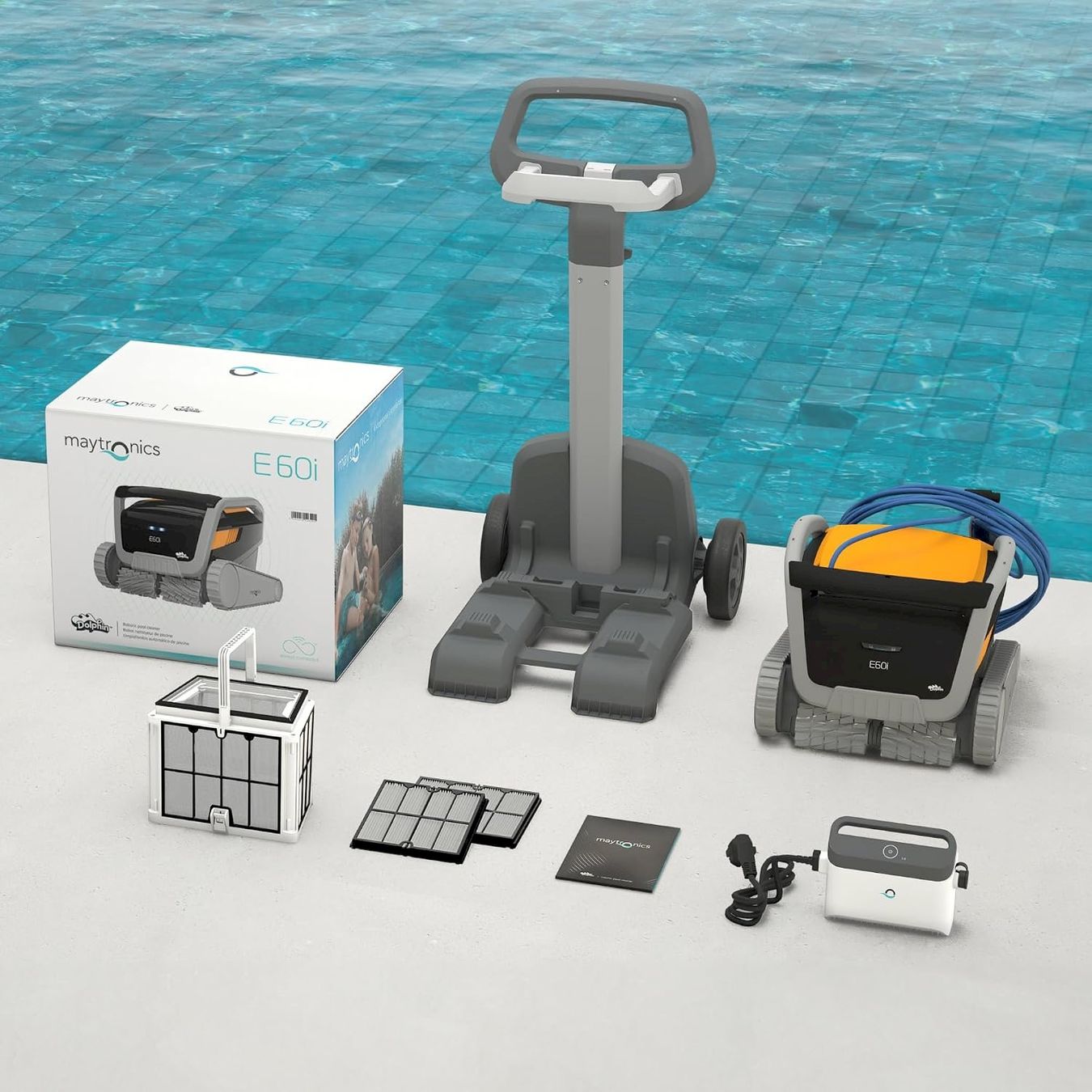 Accessori per Piscine: Dolphin E60i Poolroboter – Nuovo e nell'imballaggio originale da Bottighofen venduto da zaap 1